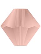 Bicono Perla di vetro sfaccettata 6mm Rose Peach Matt