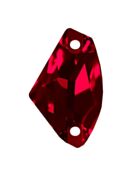 Galactic pietre strass da cucire piatto 2 foro 19x12mm Siam